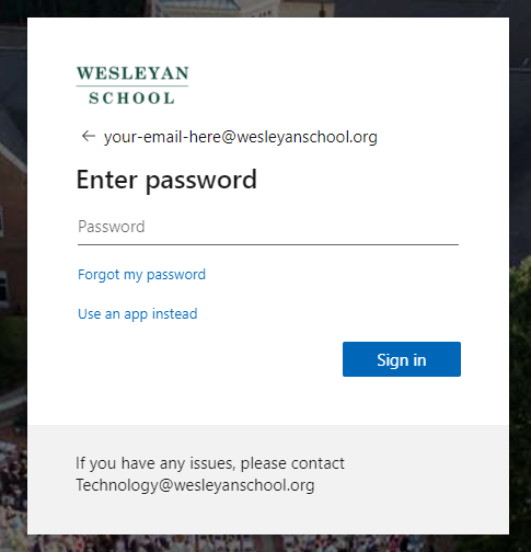 Blackbaud Login Instructions Staff And Students Wesleyan School